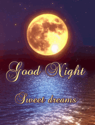 Full Moon Have A Good Night Sweet Dreams