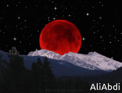 Full Moon Painting With Aliabdi GIF