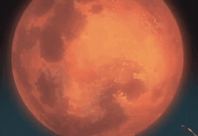 Full Moon With Clouds GIF
