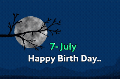 Full Moon With Tree Branch GIF