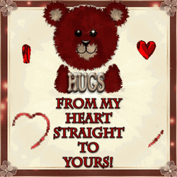 Full Of Love Bear Sending You A Hug