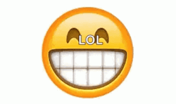 Full Teeth Lol Emoji GIF