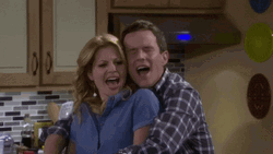 Fuller House Hugging Couple GIF