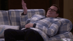 Fuller House Man Clothes Matches The Sofa GIF