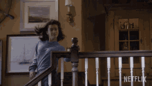 Fuller House Ramona Gibbler Falling Down Stairs GIF