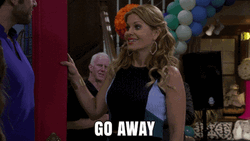 Fuller House Woman Kicking Out GIF