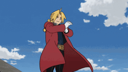 Fullmetal Alchemist Edward Elric Wielding Sword GIF