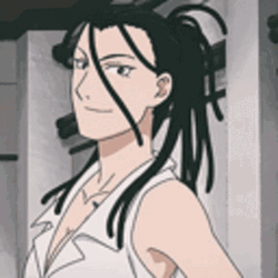 Fullmetal Alchemist Izumi Curtis Laughing GIF