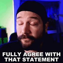 Fully Agree With That Statement GIF