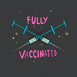 Fully Vaccinated Syringes GIF