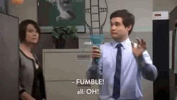 Fumble Adam De Vine GIF