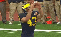 Fumble Iowa Hawkeyes Slip GIF