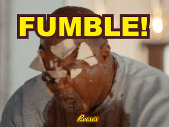 Fumble Splashing Something To Face GIF