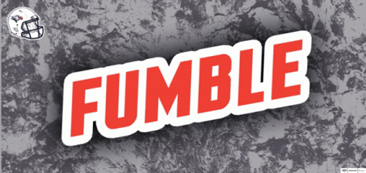 Fumble Word Shaking Motion GIF
