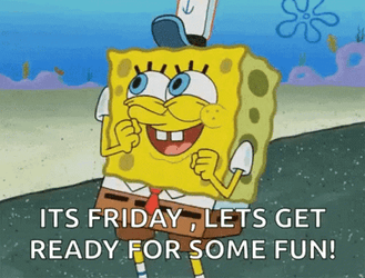 Fun Friday Sponge Bob Wiggle GIF