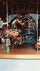 Fun Ride In Merry Go Round GIF