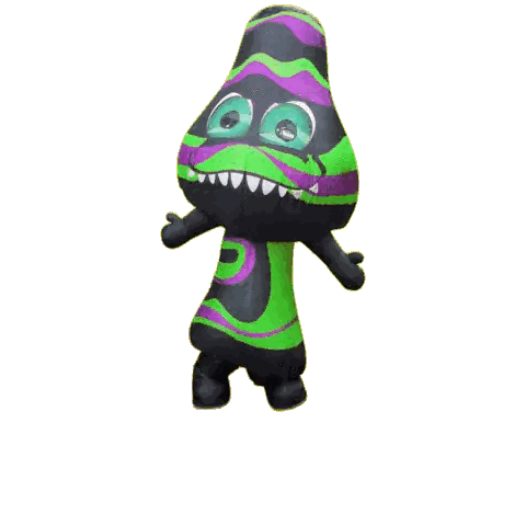 Funguy Mushroommna Sticker