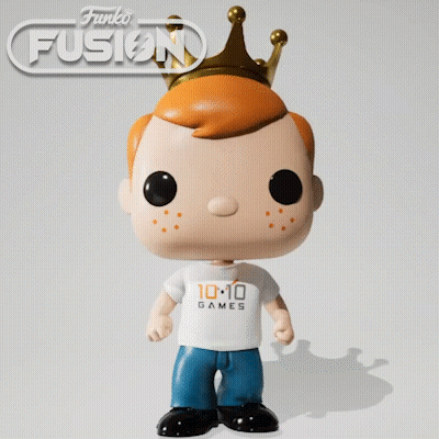 Funko Pop Wearing Crown and 10:10 Games Shirt