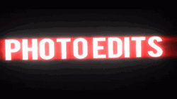 Funky Neon Red Photo Edit Text GIF