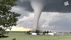 Funnel Shape Twister Touched Ground GIF