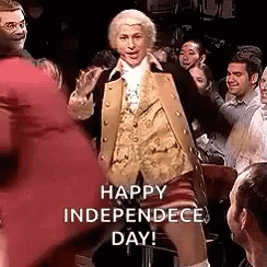 Funny 4Th Happy Independence Day Andy Samberg GIF