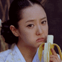 Funny Actress Sa Gang Banana Lick GIF