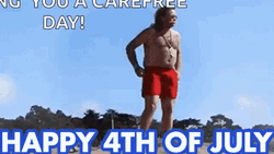 Funny American Happy 4Th Of July GIF