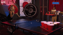 Funny And Amazing Beer Cup Pong  GIF