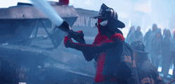 Funny Andrew Garfield Spiderman Fireman GIF