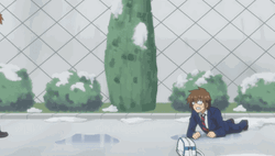 Funny Anime Daily Livers Of High School Slipped GIF