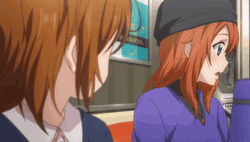 Funny Anime Minami Takayam Winking  GIF