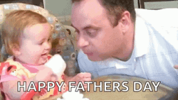 Funny Baby Eating Happy Fathers Day GIF