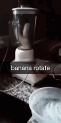 Funny Banana Rotate Blender