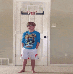 Funny Basketball Dunk Fail GIF