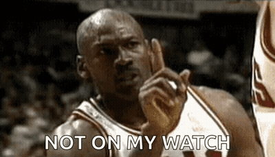 Funny Basketball Player Not On My Watch GIF