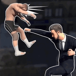 Funny Beat Up Battle Compilation GIF