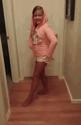 Funny Bend Over Kitty Pose GIF