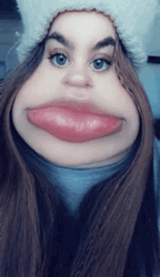 Funny Big Mouth Face App GIF