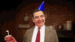 Funny Birthday Cupcake Mr Bean