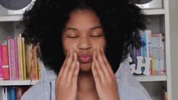 Funny Black Girl Straight Face GIF