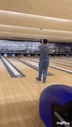 Funny Bowling Ball Blunder GIF