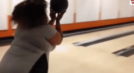Funny Bowling Overweight Gutter Blunder GIF
