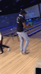 Funny Bowling Slide Fail GIF