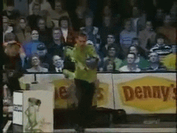 Funny Bowling Superman Release GIF