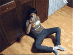 Funny Boy Set On Fire  GIF