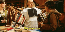 Funny Browse Me Library Guy GIF