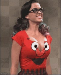 Funny Busty Katy Perry GIF