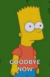 Funny Bye Bart Simpson Hiding In Bush Hedge GIF