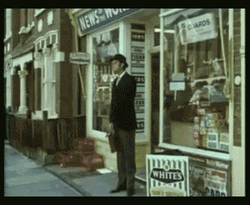Funny Bye Guy Crossing The Road GIF