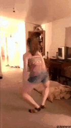 Funny Bye Woman Going Toward The Door GIF